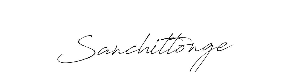 It looks lik you need a new signature style for name Sanchittonge. Design unique handwritten (Antro_Vectra) signature with our free signature maker in just a few clicks. Sanchittonge signature style 6 images and pictures png