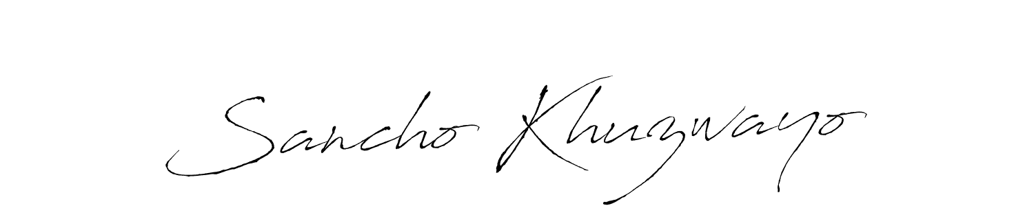 Similarly Antro_Vectra is the best handwritten signature design. Signature creator online .You can use it as an online autograph creator for name Sancho Khuzwayo. Sancho Khuzwayo signature style 6 images and pictures png