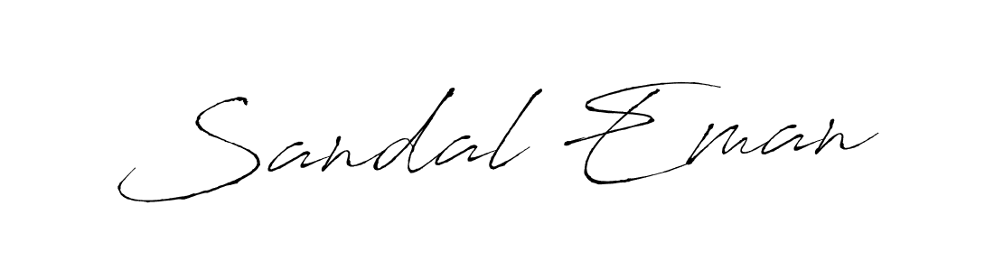 How to make Sandal Eman name signature. Use Antro_Vectra style for creating short signs online. This is the latest handwritten sign. Sandal Eman signature style 6 images and pictures png