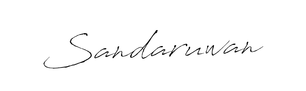 Create a beautiful signature design for name Sandaruwan. With this signature (Antro_Vectra) fonts, you can make a handwritten signature for free. Sandaruwan signature style 6 images and pictures png