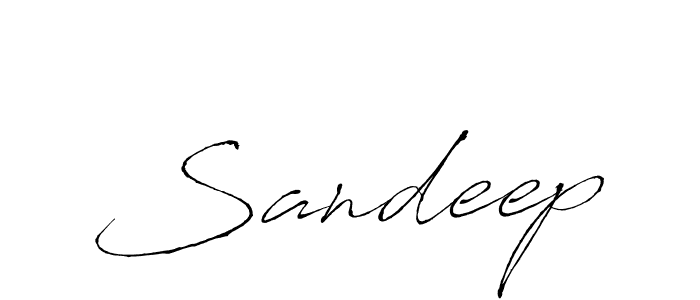 How to make Sandeep signature? Antro_Vectra is a professional autograph style. Create handwritten signature for Sandeep name. Sandeep signature style 6 images and pictures png