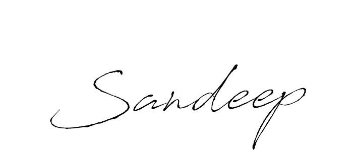 How to make Sandeep signature? Antro_Vectra is a professional autograph style. Create handwritten signature for Sandeep name. Sandeep signature style 6 images and pictures png