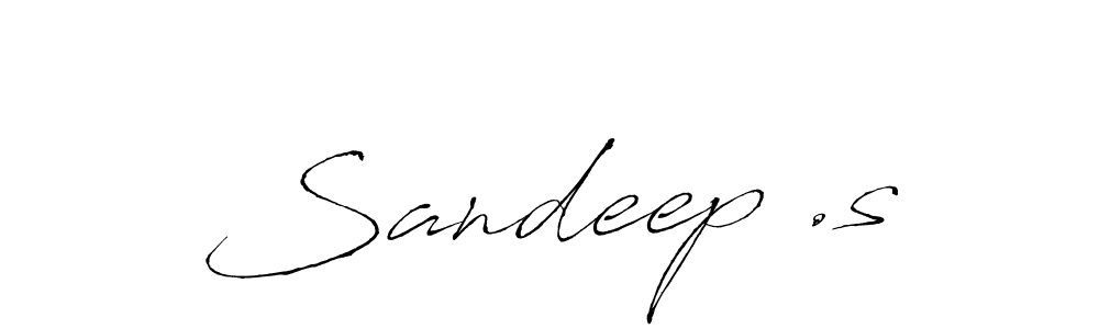 Also You can easily find your signature by using the search form. We will create Sandeep .s name handwritten signature images for you free of cost using Antro_Vectra sign style. Sandeep .s signature style 6 images and pictures png