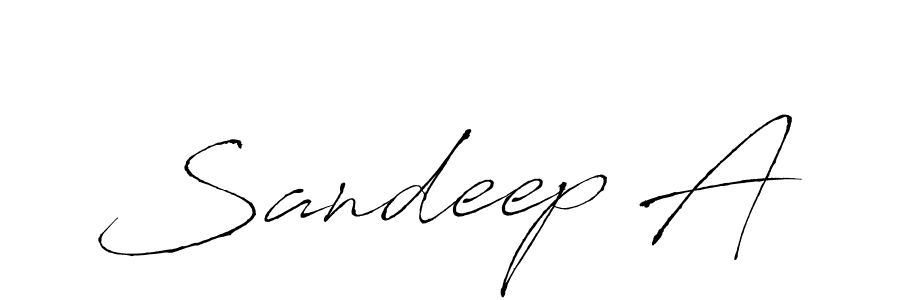 This is the best signature style for the Sandeep A name. Also you like these signature font (Antro_Vectra). Mix name signature. Sandeep A signature style 6 images and pictures png