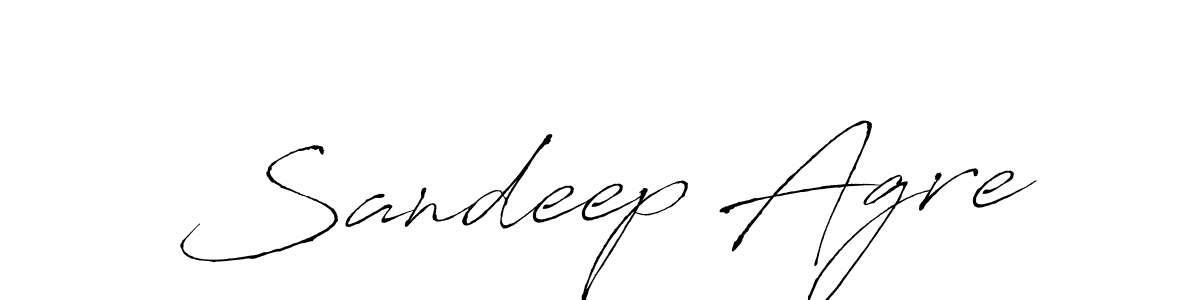 How to make Sandeep Agre signature? Antro_Vectra is a professional autograph style. Create handwritten signature for Sandeep Agre name. Sandeep Agre signature style 6 images and pictures png