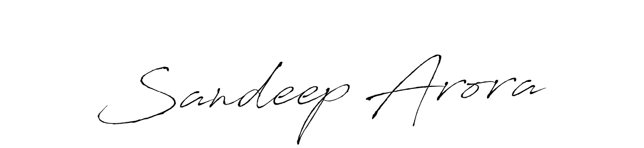 Create a beautiful signature design for name Sandeep Arora. With this signature (Antro_Vectra) fonts, you can make a handwritten signature for free. Sandeep Arora signature style 6 images and pictures png