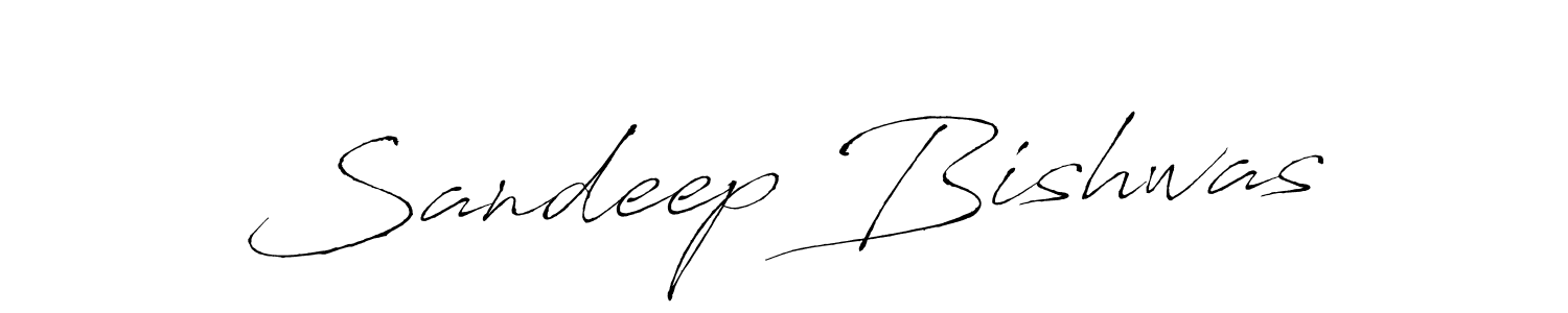 Create a beautiful signature design for name Sandeep Bishwas. With this signature (Antro_Vectra) fonts, you can make a handwritten signature for free. Sandeep Bishwas signature style 6 images and pictures png