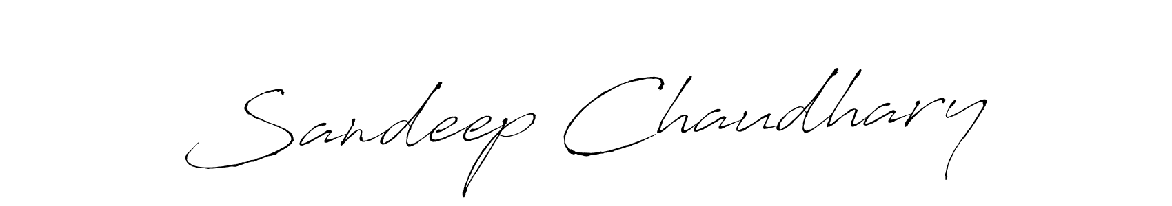 How to make Sandeep Chaudhary signature? Antro_Vectra is a professional autograph style. Create handwritten signature for Sandeep Chaudhary name. Sandeep Chaudhary signature style 6 images and pictures png