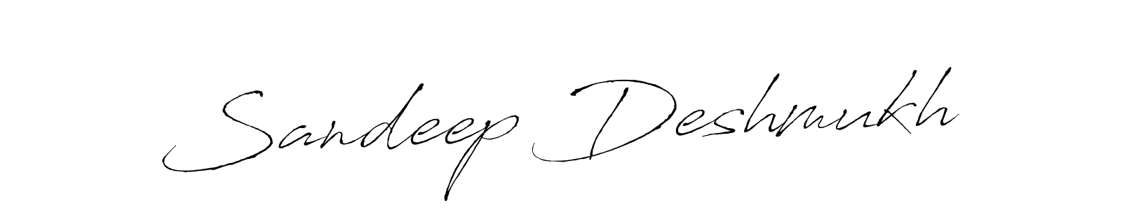 Make a beautiful signature design for name Sandeep Deshmukh. With this signature (Antro_Vectra) style, you can create a handwritten signature for free. Sandeep Deshmukh signature style 6 images and pictures png