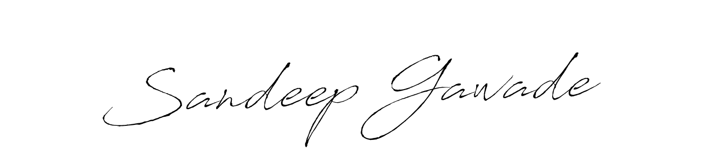 How to make Sandeep Gawade signature? Antro_Vectra is a professional autograph style. Create handwritten signature for Sandeep Gawade name. Sandeep Gawade signature style 6 images and pictures png