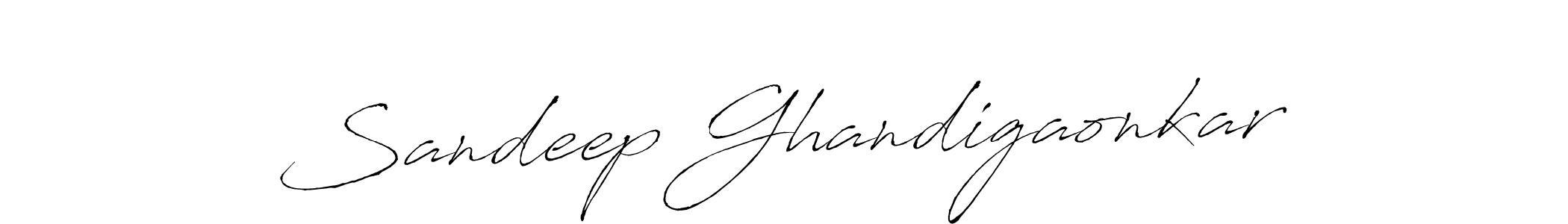 Design your own signature with our free online signature maker. With this signature software, you can create a handwritten (Antro_Vectra) signature for name Sandeep Ghandigaonkar. Sandeep Ghandigaonkar signature style 6 images and pictures png