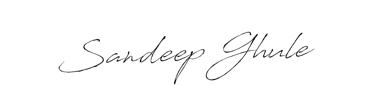 Make a beautiful signature design for name Sandeep Ghule. With this signature (Antro_Vectra) style, you can create a handwritten signature for free. Sandeep Ghule signature style 6 images and pictures png