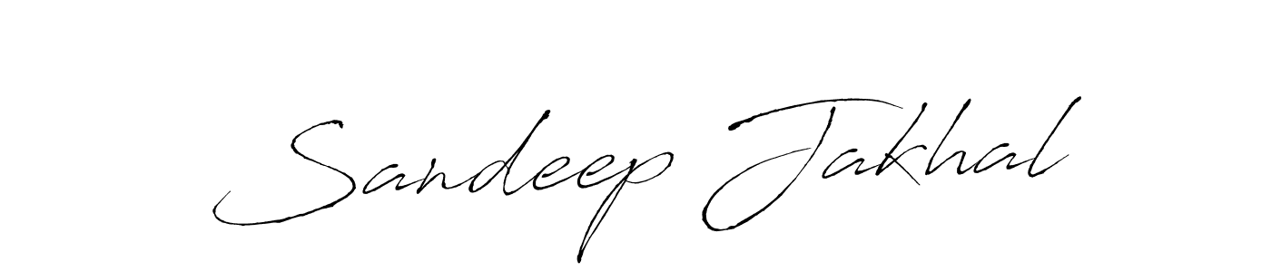 Design your own signature with our free online signature maker. With this signature software, you can create a handwritten (Antro_Vectra) signature for name Sandeep Jakhal. Sandeep Jakhal signature style 6 images and pictures png