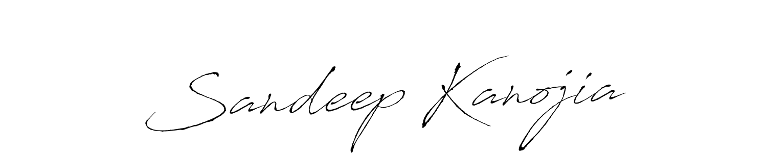 Create a beautiful signature design for name Sandeep Kanojia. With this signature (Antro_Vectra) fonts, you can make a handwritten signature for free. Sandeep Kanojia signature style 6 images and pictures png