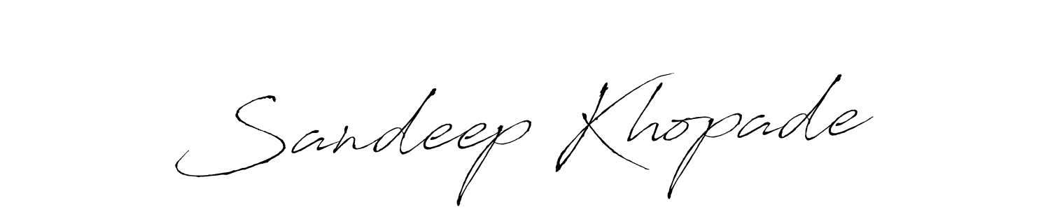 You should practise on your own different ways (Antro_Vectra) to write your name (Sandeep Khopade) in signature. don't let someone else do it for you. Sandeep Khopade signature style 6 images and pictures png