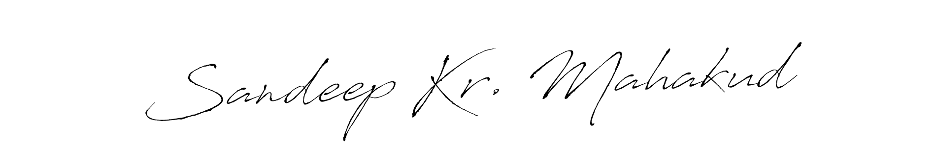 Design your own signature with our free online signature maker. With this signature software, you can create a handwritten (Antro_Vectra) signature for name Sandeep Kr. Mahakud. Sandeep Kr. Mahakud signature style 6 images and pictures png