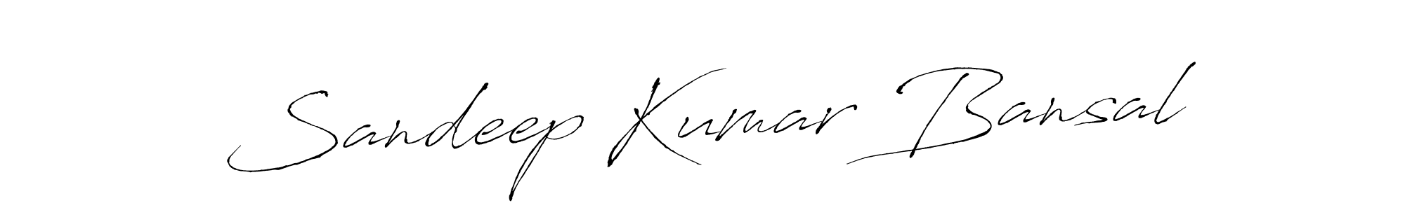 Antro_Vectra is a professional signature style that is perfect for those who want to add a touch of class to their signature. It is also a great choice for those who want to make their signature more unique. Get Sandeep Kumar Bansal name to fancy signature for free. Sandeep Kumar Bansal signature style 6 images and pictures png