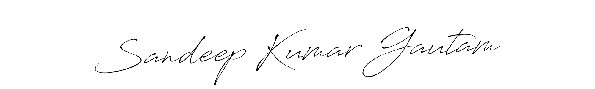 Also we have Sandeep Kumar Gautam name is the best signature style. Create professional handwritten signature collection using Antro_Vectra autograph style. Sandeep Kumar Gautam signature style 6 images and pictures png