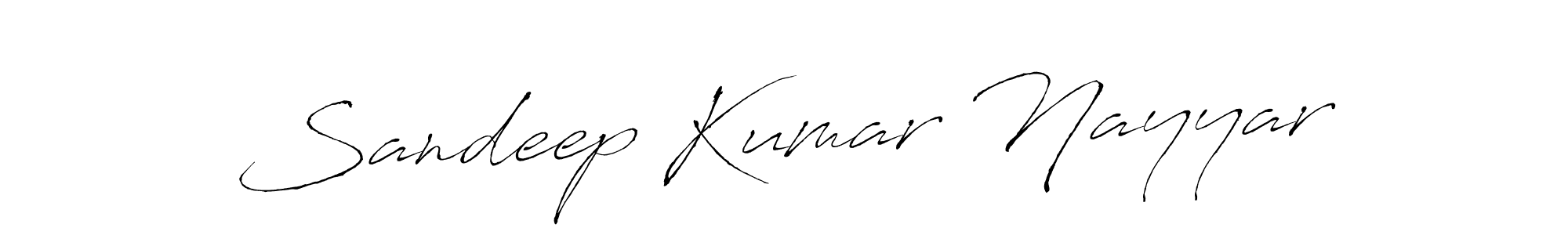 How to make Sandeep Kumar Nayyar signature? Antro_Vectra is a professional autograph style. Create handwritten signature for Sandeep Kumar Nayyar name. Sandeep Kumar Nayyar signature style 6 images and pictures png