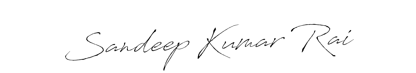 Create a beautiful signature design for name Sandeep Kumar Rai. With this signature (Antro_Vectra) fonts, you can make a handwritten signature for free. Sandeep Kumar Rai signature style 6 images and pictures png