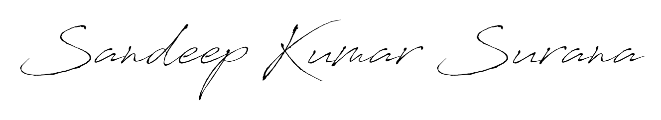 This is the best signature style for the Sandeep Kumar Surana name. Also you like these signature font (Antro_Vectra). Mix name signature. Sandeep Kumar Surana signature style 6 images and pictures png