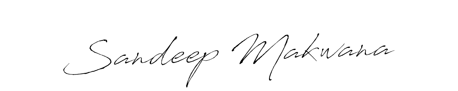 Also we have Sandeep Makwana name is the best signature style. Create professional handwritten signature collection using Antro_Vectra autograph style. Sandeep Makwana signature style 6 images and pictures png