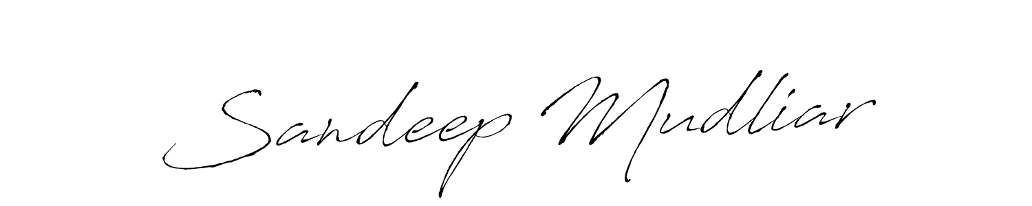 Design your own signature with our free online signature maker. With this signature software, you can create a handwritten (Antro_Vectra) signature for name Sandeep Mudliar. Sandeep Mudliar signature style 6 images and pictures png