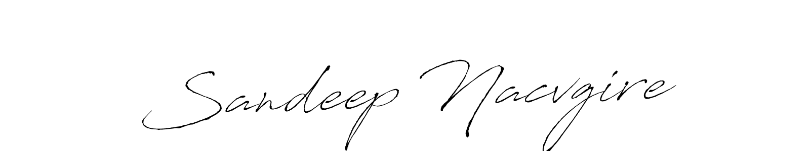Sandeep Nacvgire stylish signature style. Best Handwritten Sign (Antro_Vectra) for my name. Handwritten Signature Collection Ideas for my name Sandeep Nacvgire. Sandeep Nacvgire signature style 6 images and pictures png
