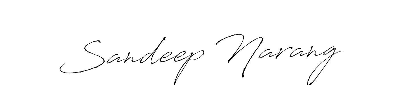 It looks lik you need a new signature style for name Sandeep Narang. Design unique handwritten (Antro_Vectra) signature with our free signature maker in just a few clicks. Sandeep Narang signature style 6 images and pictures png