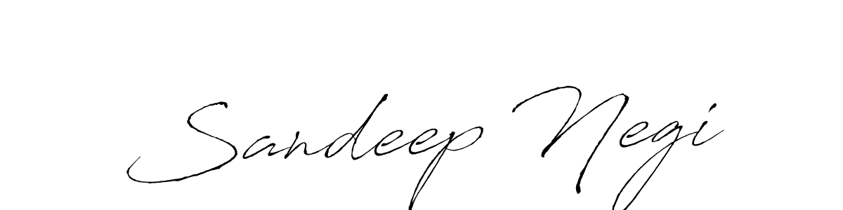 Create a beautiful signature design for name Sandeep Negi. With this signature (Antro_Vectra) fonts, you can make a handwritten signature for free. Sandeep Negi signature style 6 images and pictures png