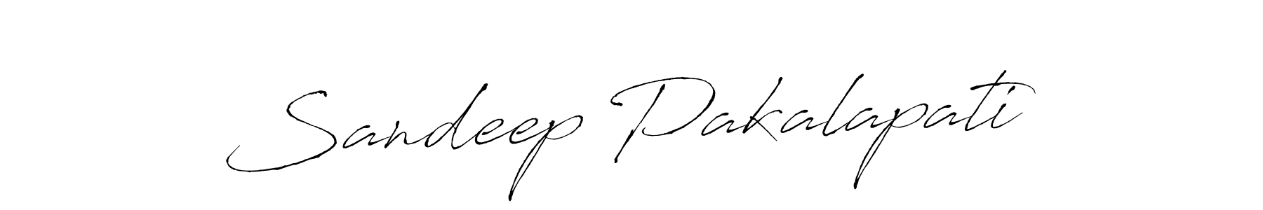 Make a beautiful signature design for name Sandeep Pakalapati. With this signature (Antro_Vectra) style, you can create a handwritten signature for free. Sandeep Pakalapati signature style 6 images and pictures png