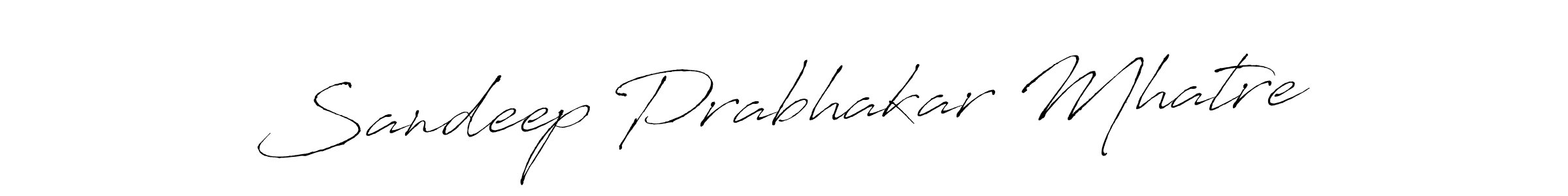 Also we have Sandeep Prabhakar Mhatre name is the best signature style. Create professional handwritten signature collection using Antro_Vectra autograph style. Sandeep Prabhakar Mhatre signature style 6 images and pictures png