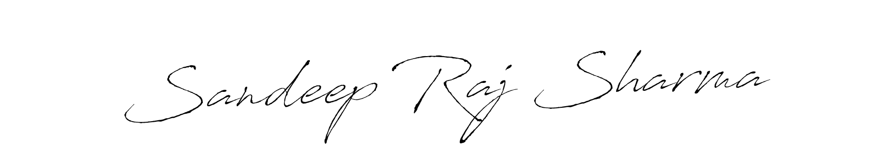 Design your own signature with our free online signature maker. With this signature software, you can create a handwritten (Antro_Vectra) signature for name Sandeep Raj Sharma. Sandeep Raj Sharma signature style 6 images and pictures png