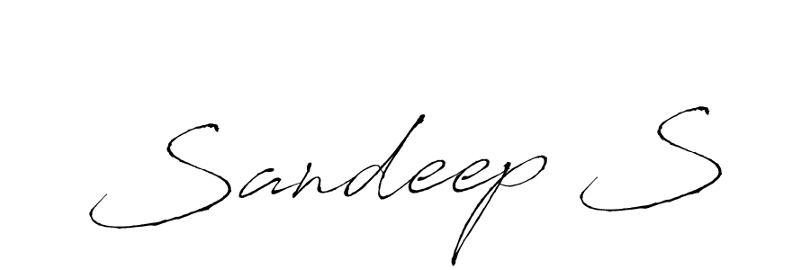 It looks lik you need a new signature style for name Sandeep S. Design unique handwritten (Antro_Vectra) signature with our free signature maker in just a few clicks. Sandeep S signature style 6 images and pictures png