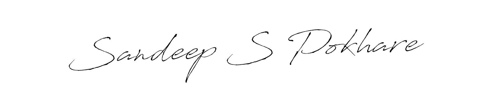 Similarly Antro_Vectra is the best handwritten signature design. Signature creator online .You can use it as an online autograph creator for name Sandeep S Pokhare. Sandeep S Pokhare signature style 6 images and pictures png