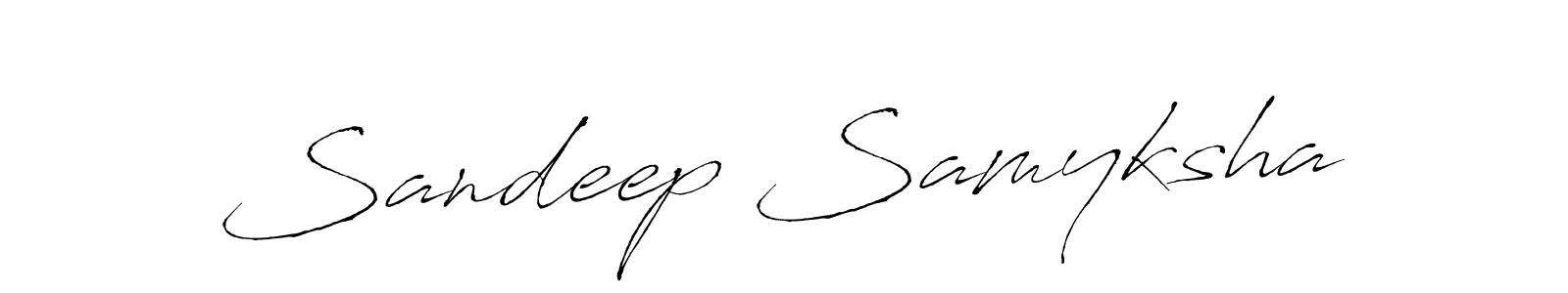 You should practise on your own different ways (Antro_Vectra) to write your name (Sandeep Samyksha) in signature. don't let someone else do it for you. Sandeep Samyksha signature style 6 images and pictures png