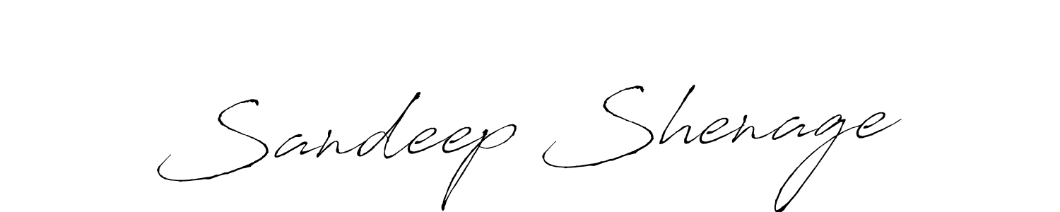 Create a beautiful signature design for name Sandeep Shenage. With this signature (Antro_Vectra) fonts, you can make a handwritten signature for free. Sandeep Shenage signature style 6 images and pictures png