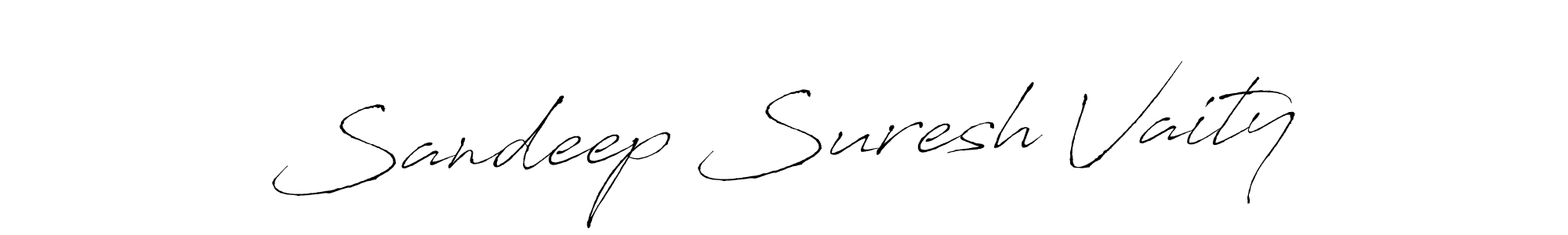 See photos of Sandeep Suresh Vaity official signature by Spectra . Check more albums & portfolios. Read reviews & check more about Antro_Vectra font. Sandeep Suresh Vaity signature style 6 images and pictures png