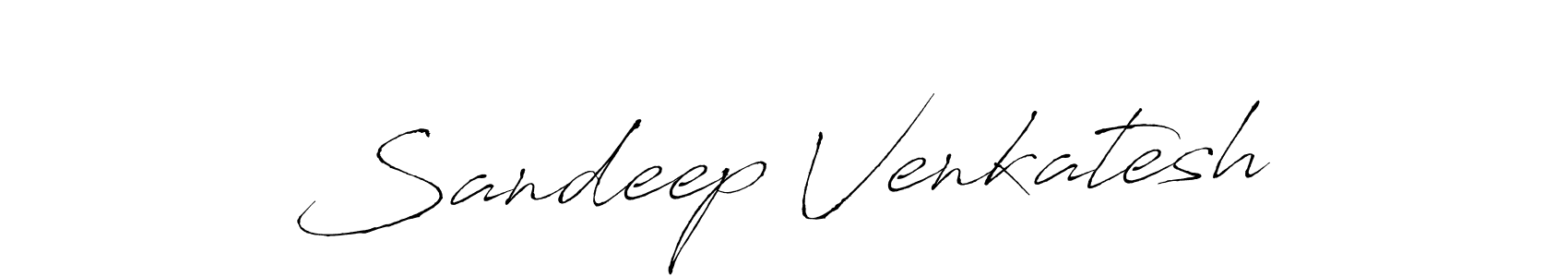 Sandeep Venkatesh stylish signature style. Best Handwritten Sign (Antro_Vectra) for my name. Handwritten Signature Collection Ideas for my name Sandeep Venkatesh. Sandeep Venkatesh signature style 6 images and pictures png