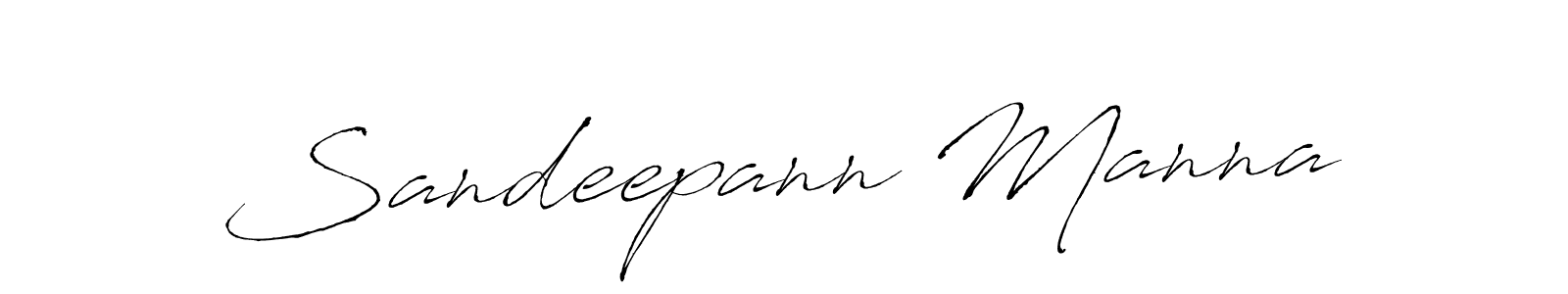 Sandeepann Manna stylish signature style. Best Handwritten Sign (Antro_Vectra) for my name. Handwritten Signature Collection Ideas for my name Sandeepann Manna. Sandeepann Manna signature style 6 images and pictures png