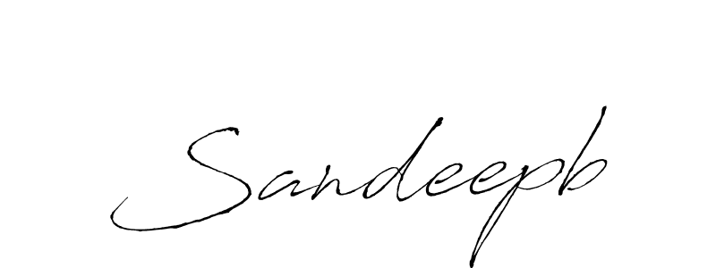 Create a beautiful signature design for name Sandeepb. With this signature (Antro_Vectra) fonts, you can make a handwritten signature for free. Sandeepb signature style 6 images and pictures png
