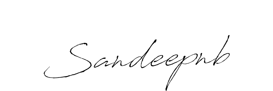 Create a beautiful signature design for name Sandeepnb. With this signature (Antro_Vectra) fonts, you can make a handwritten signature for free. Sandeepnb signature style 6 images and pictures png