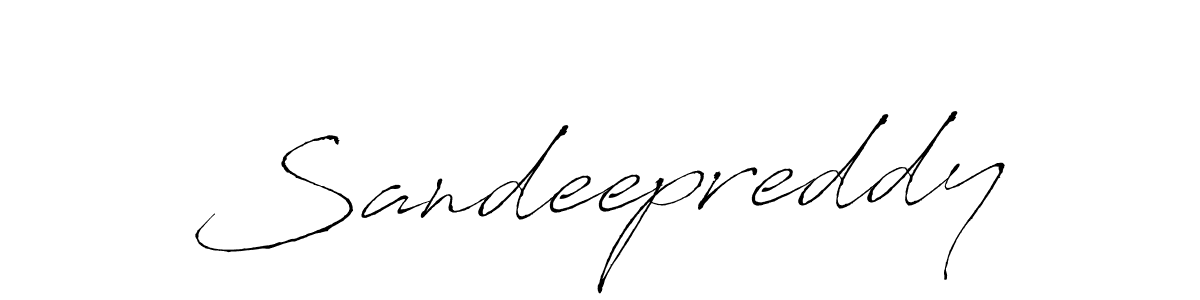 Sandeepreddy stylish signature style. Best Handwritten Sign (Antro_Vectra) for my name. Handwritten Signature Collection Ideas for my name Sandeepreddy. Sandeepreddy signature style 6 images and pictures png