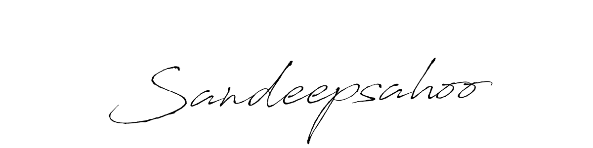 How to make Sandeepsahoo signature? Antro_Vectra is a professional autograph style. Create handwritten signature for Sandeepsahoo name. Sandeepsahoo signature style 6 images and pictures png