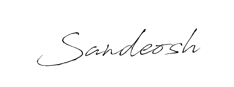 Create a beautiful signature design for name Sandeosh. With this signature (Antro_Vectra) fonts, you can make a handwritten signature for free. Sandeosh signature style 6 images and pictures png