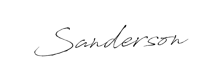 Once you've used our free online signature maker to create your best signature Antro_Vectra style, it's time to enjoy all of the benefits that Sanderson name signing documents. Sanderson signature style 6 images and pictures png