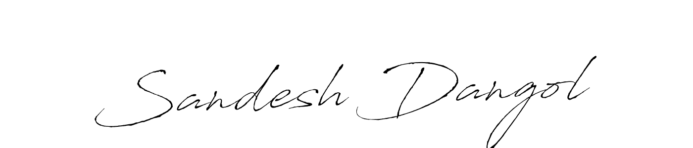 It looks lik you need a new signature style for name Sandesh Dangol. Design unique handwritten (Antro_Vectra) signature with our free signature maker in just a few clicks. Sandesh Dangol signature style 6 images and pictures png