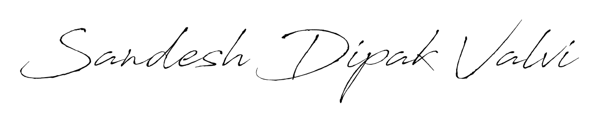 An effortless, minimalist signature concept for Sandesh Dipak Valvi using Antro_Vectra design. Clean lines that look great on any document. Sandesh Dipak Valvi signature style 6 images and pictures png