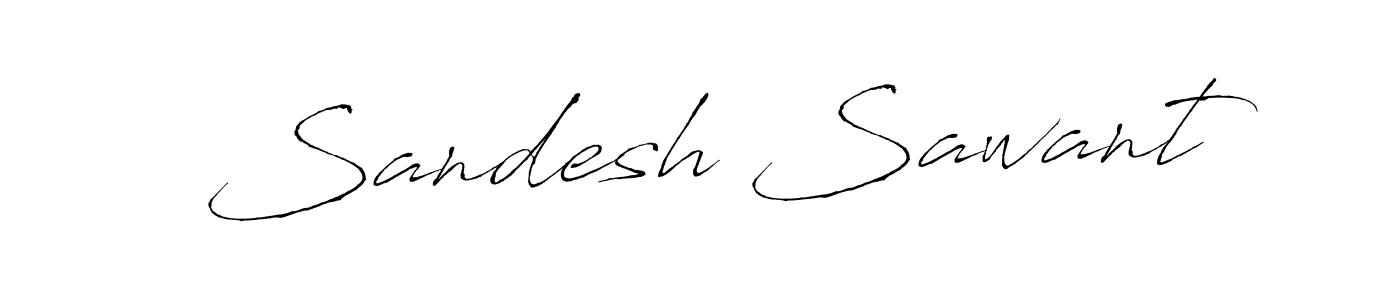 Make a beautiful signature design for name Sandesh Sawant. Use this online signature maker to create a handwritten signature for free. Sandesh Sawant signature style 6 images and pictures png