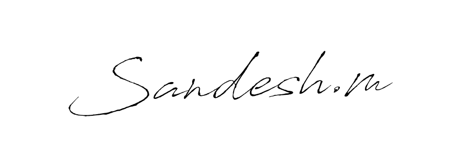 How to Draw Sandesh.m signature style? Antro_Vectra is a latest design signature styles for name Sandesh.m. Sandesh.m signature style 6 images and pictures png